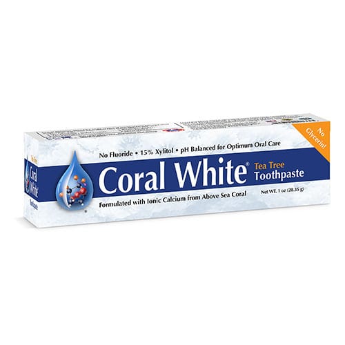 coral white toothpaste