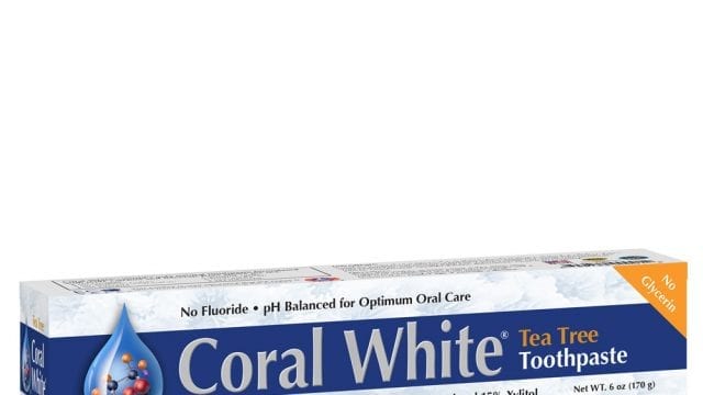 coral white toothpaste